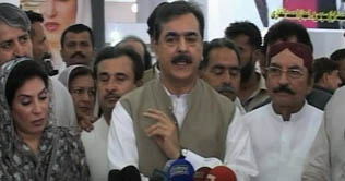 Gilani says Pakistan fighting war of its own survival